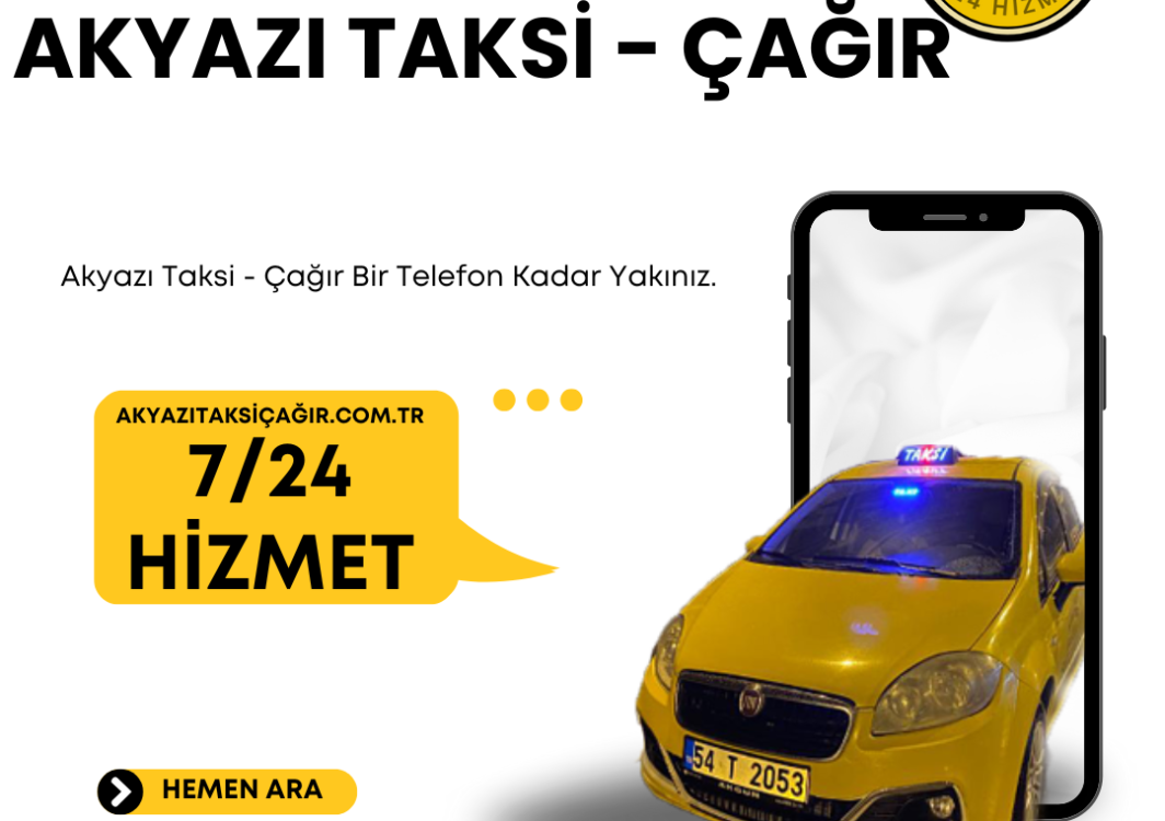 Akyazı Taksi - Çağır COMTR - KAPAK FOTOĞRAFI -_